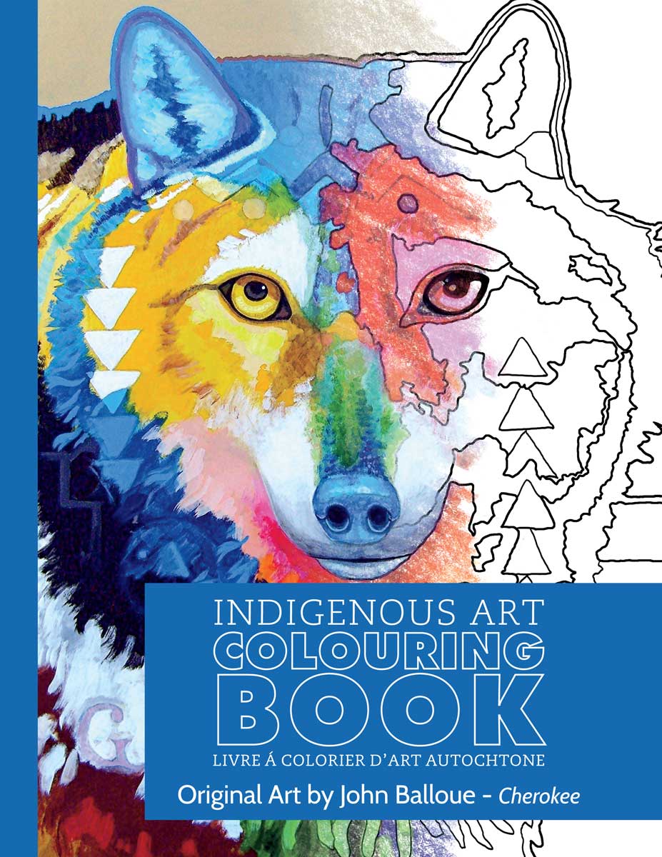 Colouring Book John Balloue - Colouring Book John Balloue -  - House of Himwitsa Native Art Gallery and Gifts