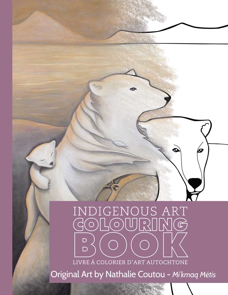 Coloring Book Nathalie Coutou - Coloring Book Nathalie Coutou -  - House of Himwitsa Native Art Gallery and Gifts