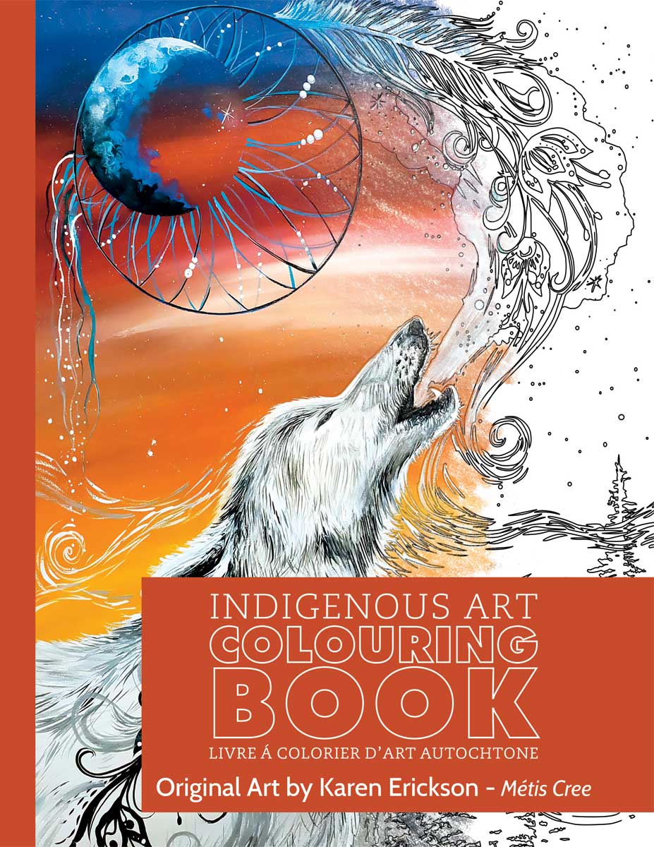 Colouring Book Karen Erickson - Colouring Book Karen Erickson -  - House of Himwitsa Native Art Gallery and Gifts