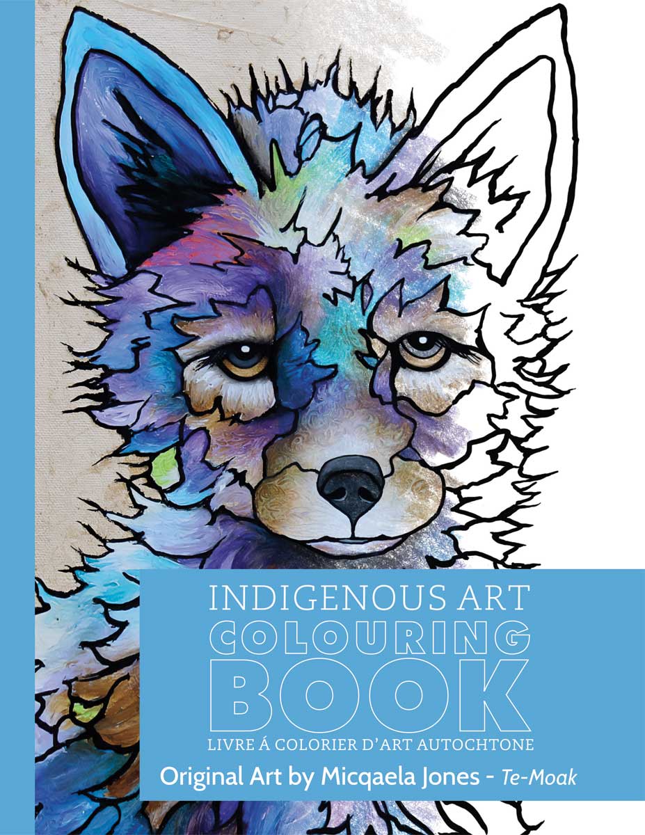Colouring Book Micqaela Jones - Colouring Book Micqaela Jones -  - House of Himwitsa Native Art Gallery and Gifts