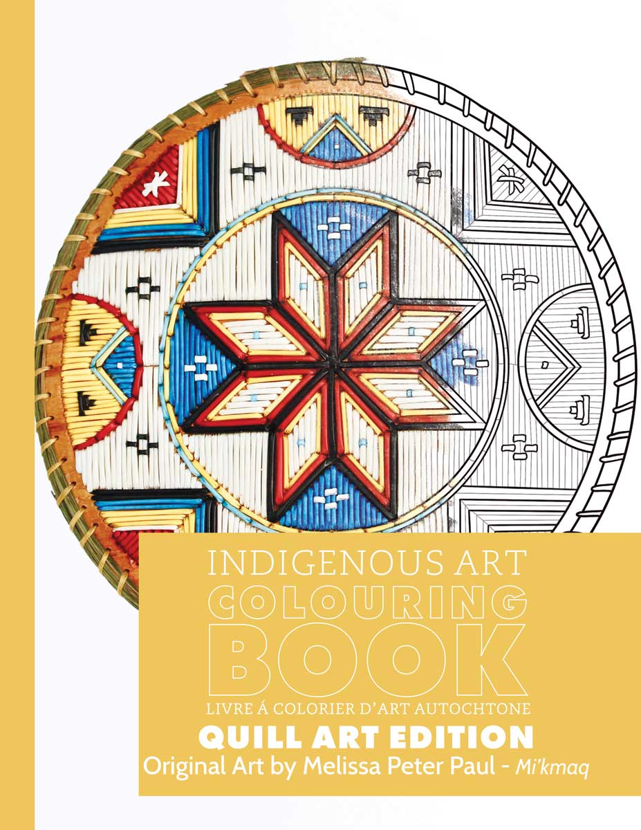 Colouring Book Melissa Peter Paul - Colouring Book Melissa Peter Paul -  - House of Himwitsa Native Art Gallery and Gifts