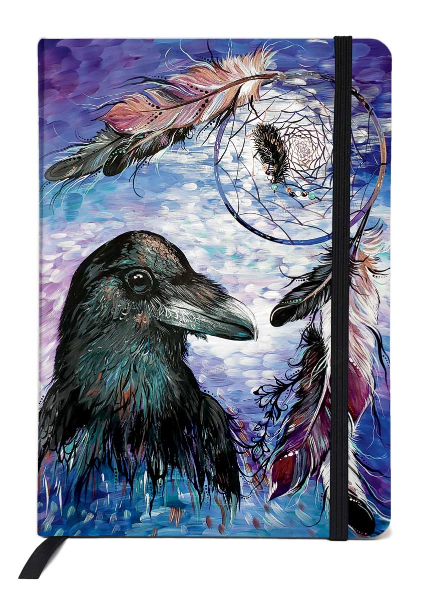 Journal Carla Joseph Raven Dream Catcher - Journal Carla Joseph Raven Dream Catcher -  - House of Himwitsa Native Art Gallery and Gifts
