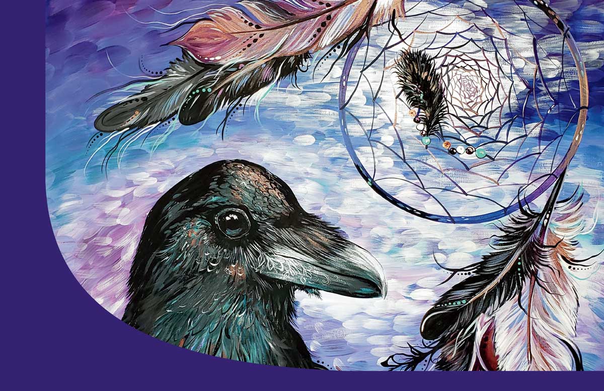 Notebook Raven Dream Catcher - Notebook Raven Dream Catcher -  - House of Himwitsa Native Art Gallery and Gifts