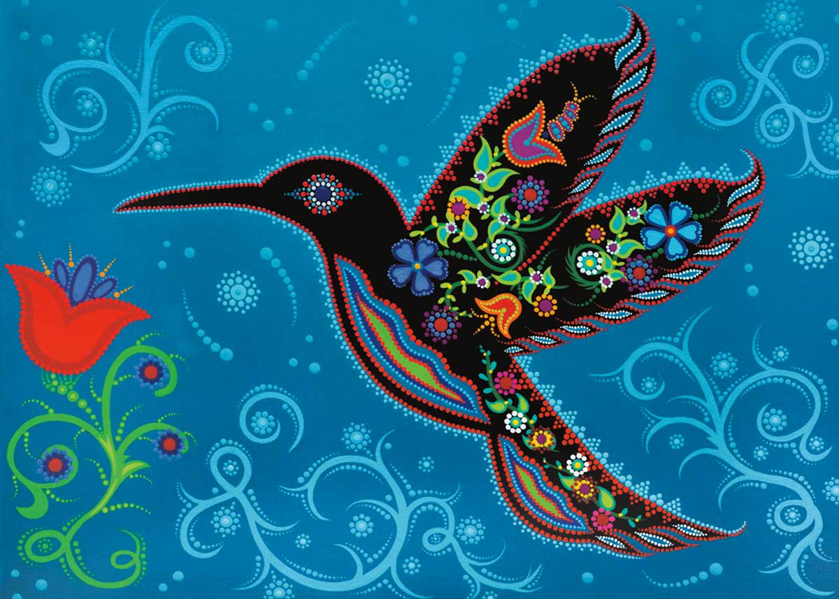 Magnet Tracey Metallic Eternity - Magnet Tracey Metallic Eternity -  - House of Himwitsa Native Art Gallery and Gifts