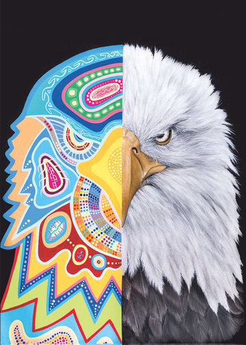 Magnet Donna Langhorne Cassius 2 - Magnet Donna Langhorne Cassius 2 -  - House of Himwitsa Native Art Gallery and Gifts