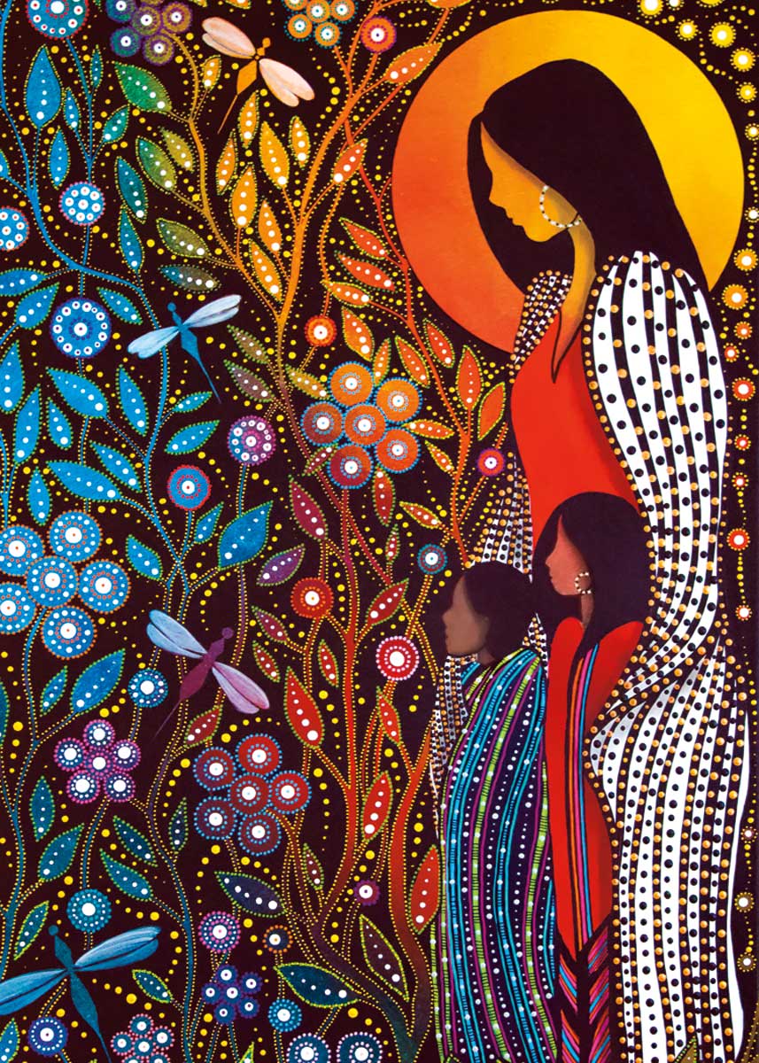 Magnet Betty Albert All Children Matter - Magnet Betty Albert All Children Matter -  - House of Himwitsa Native Art Gallery and Gifts