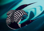 MATTED ART CARDS RICK BEAVER - Loon Realm - POD2740M - House of Himwitsa Native Art Gallery and Gifts