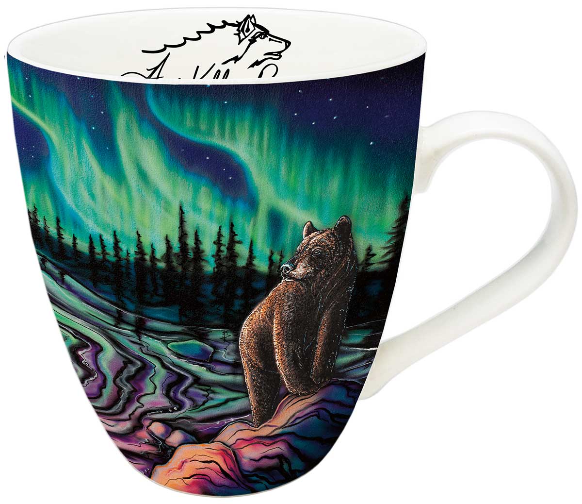 Mug Amy Keller Rempp Sky Dance Northern Light - Mug Amy Keller Rempp Sky Dance Northern Light -  - House of Himwitsa Native Art Gallery and Gifts
