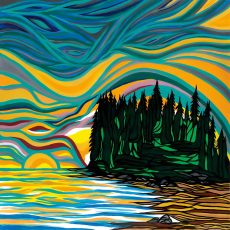 Art Card Shawna Boulette Grapentine Back To My Roots - Canadian Art Prints Inc. - Art Card - House of Himwitsa Art Gallery