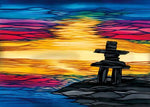 MATTED ART CARDS SHAWNA BOULETTE GRAPENTINE - Direction Determines Destination - POD2891M - House of Himwitsa Native Art Gallery and Gifts