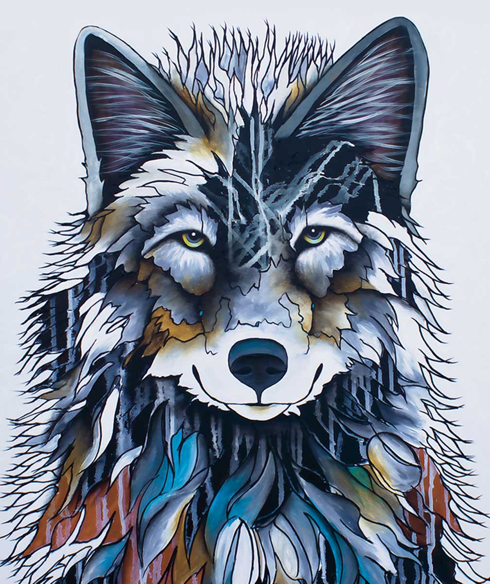 Diamond Art Kenai aka Shadow - Diamond Art Kenai aka Shadow -  - House of Himwitsa Native Art Gallery and Gifts