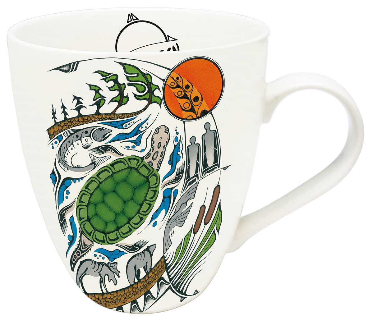 Mug Mark Nadjiwan Emissary - Canadian Art Prints Inc. -  - House of Himwitsa Art Gallery