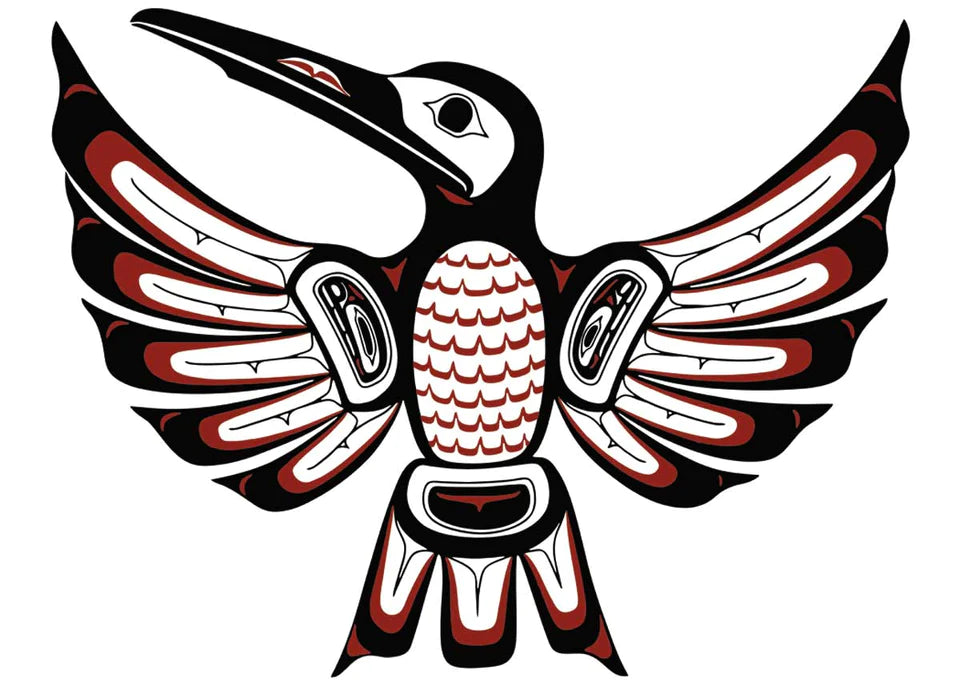 Magnet Clarence Mills Haida Hummingbird - Magnet Clarence Mills Haida Hummingbird -  - House of Himwitsa Native Art Gallery and Gifts