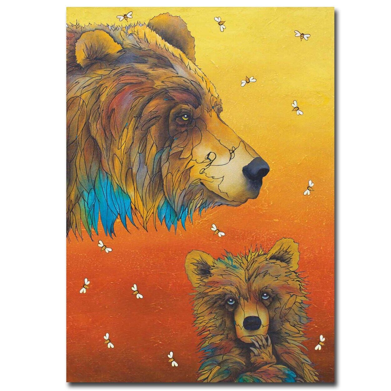 Canvas Micqaela Jones The Matriarch - 12 x 18 - POD2375CF 12 X 18 - House of Himwitsa Native Art Gallery and Gifts
