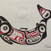Marvin Oliver Salmon Art Card - 001W - 001W - House of Himwitsa Native Art Gallery and Gifts