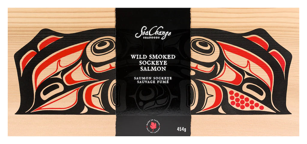 Wild Smoke Sockey Salmon 454g - Wild Smoke Sockey Salmon 454g -  - House of Himwitsa Native Art Gallery and Gifts