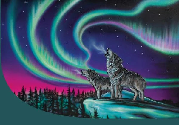 Notebook Amy Keller Rempp Sky Dance Wolf Song - Notebook Amy Keller Rempp Sky Dance Wolf Song -  - House of Himwitsa Native Art Gallery and Gifts