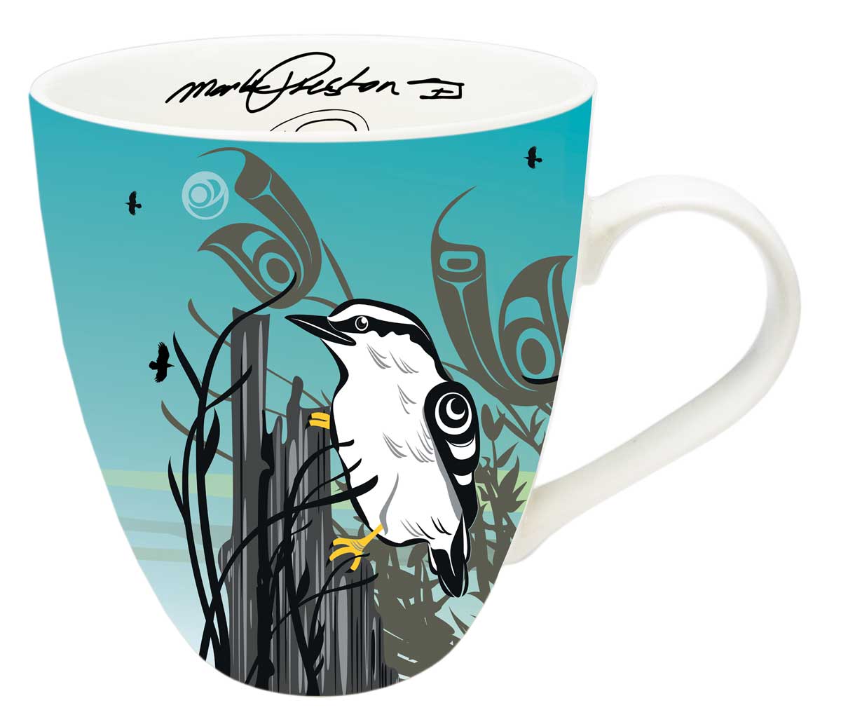 Mug Mark Preston Snowbird - Mug Mark Preston Snowbird -  - House of Himwitsa Native Art Gallery and Gifts