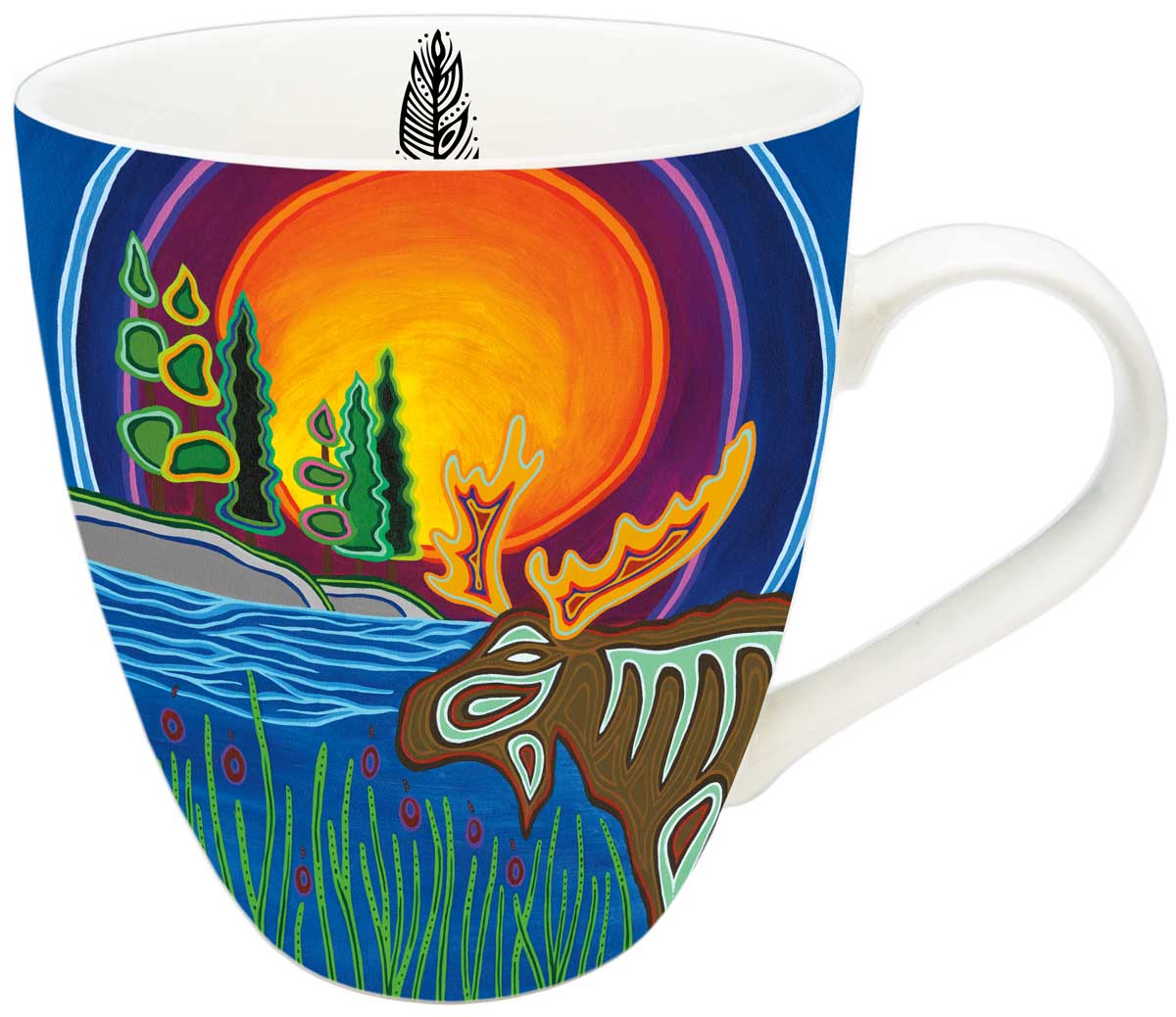 Mug Spirit Of The Mooz - Mug Spirit Of The Mooz -  - House of Himwitsa Native Art Gallery and Gifts