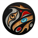 Trevor C Hunt Kwakiutl Panels 11.5" - Trevor Hunt - Carving - House of Himwitsa Art Gallery