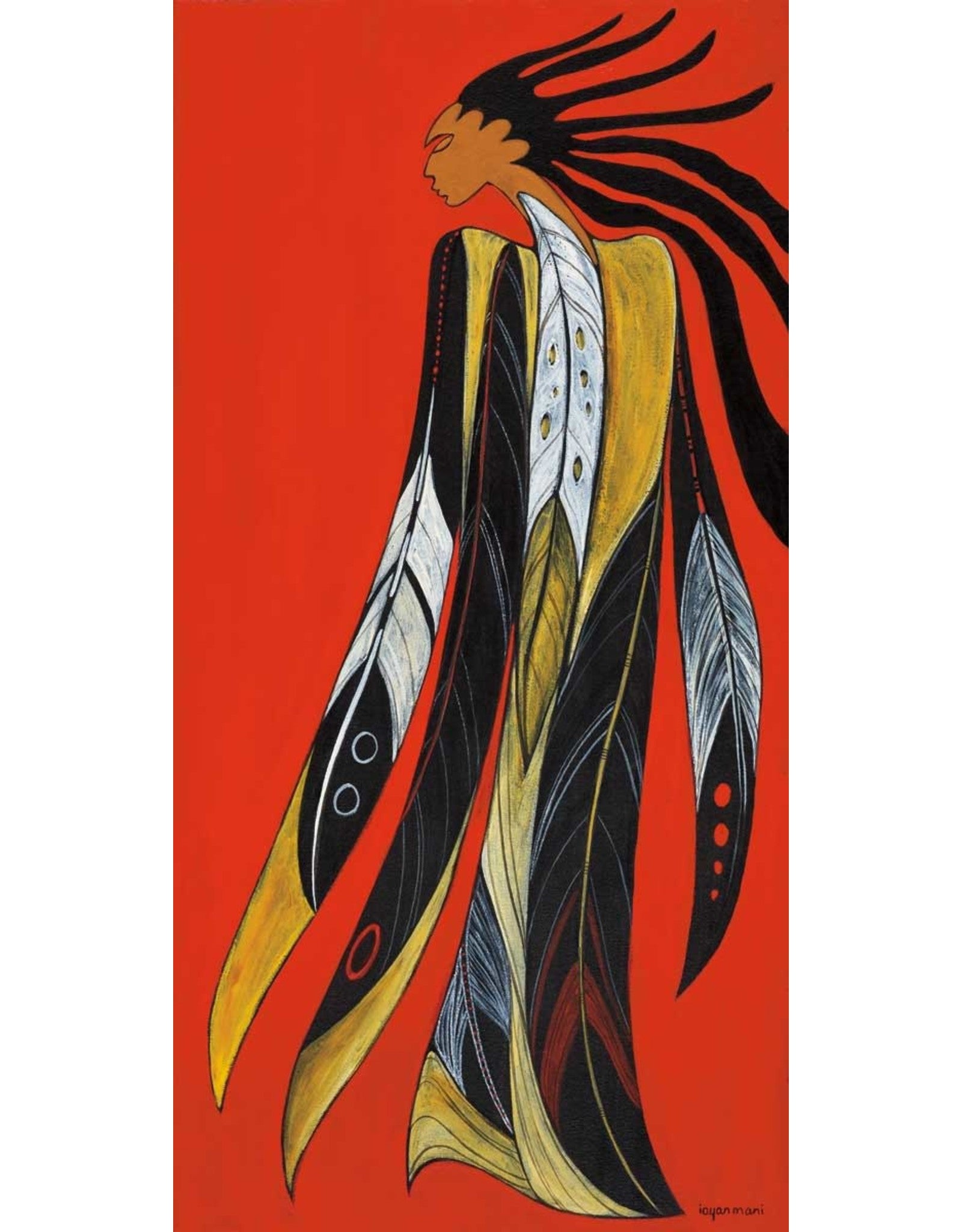 Art Card Maxine Noel Tribal Pride - Art Card Maxine Noel Tribal Pride -  - House of Himwitsa Native Art Gallery and Gifts