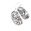Grant Pauls Sterling Silver Earrings Inner Ovoid
