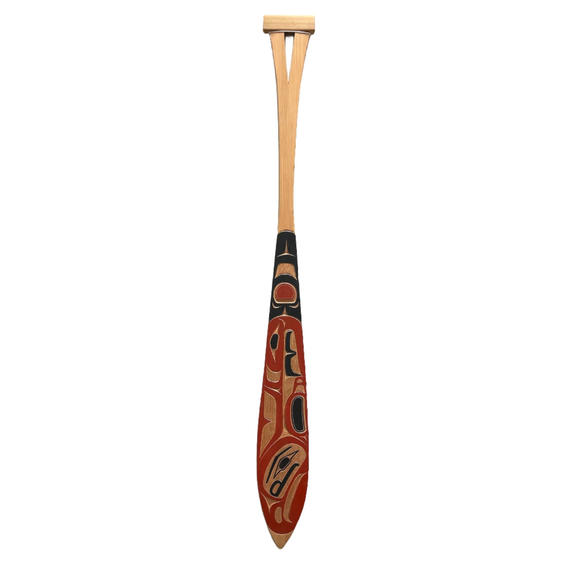 Victor West Paddle Salmon -  - PANEL - House of Himwitsa Art Gallery