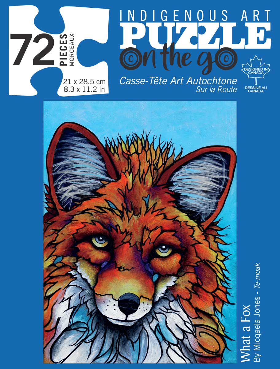 Puzzle On the go Micqaela Jones What A Fox -  - Puzzles - House of Himwitsa Art Gallery
