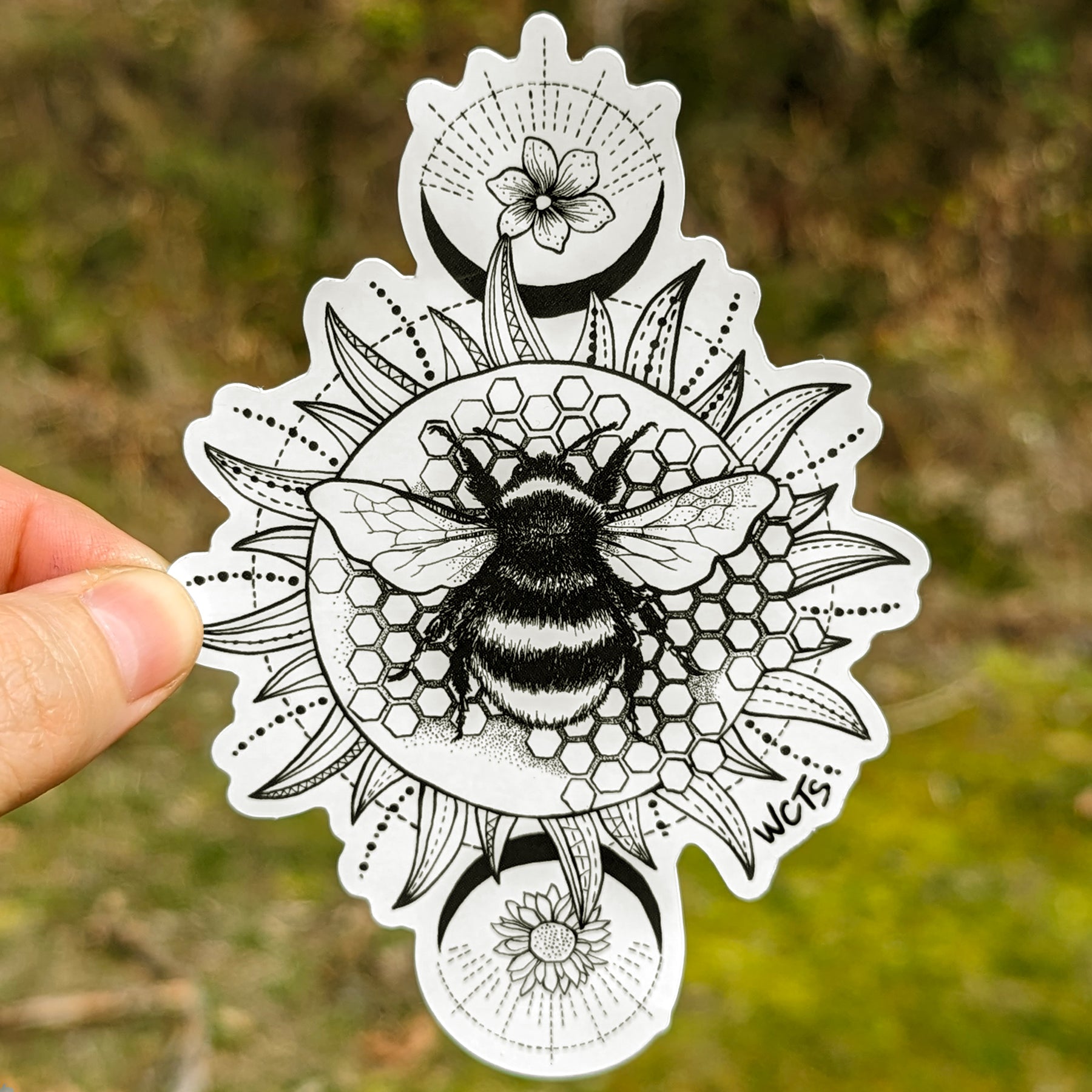 Westcoastees Bumblebee Sticker - Westcoastees Bumblebee Sticker -  - House of Himwitsa Native Art Gallery and Gifts