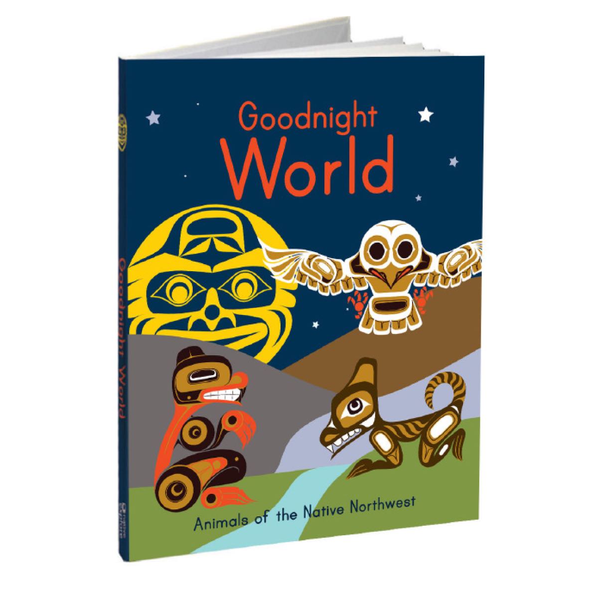 Good Night World Hard Cover - Good Night World Hard Cover -  - House of Himwitsa Native Art Gallery and Gifts