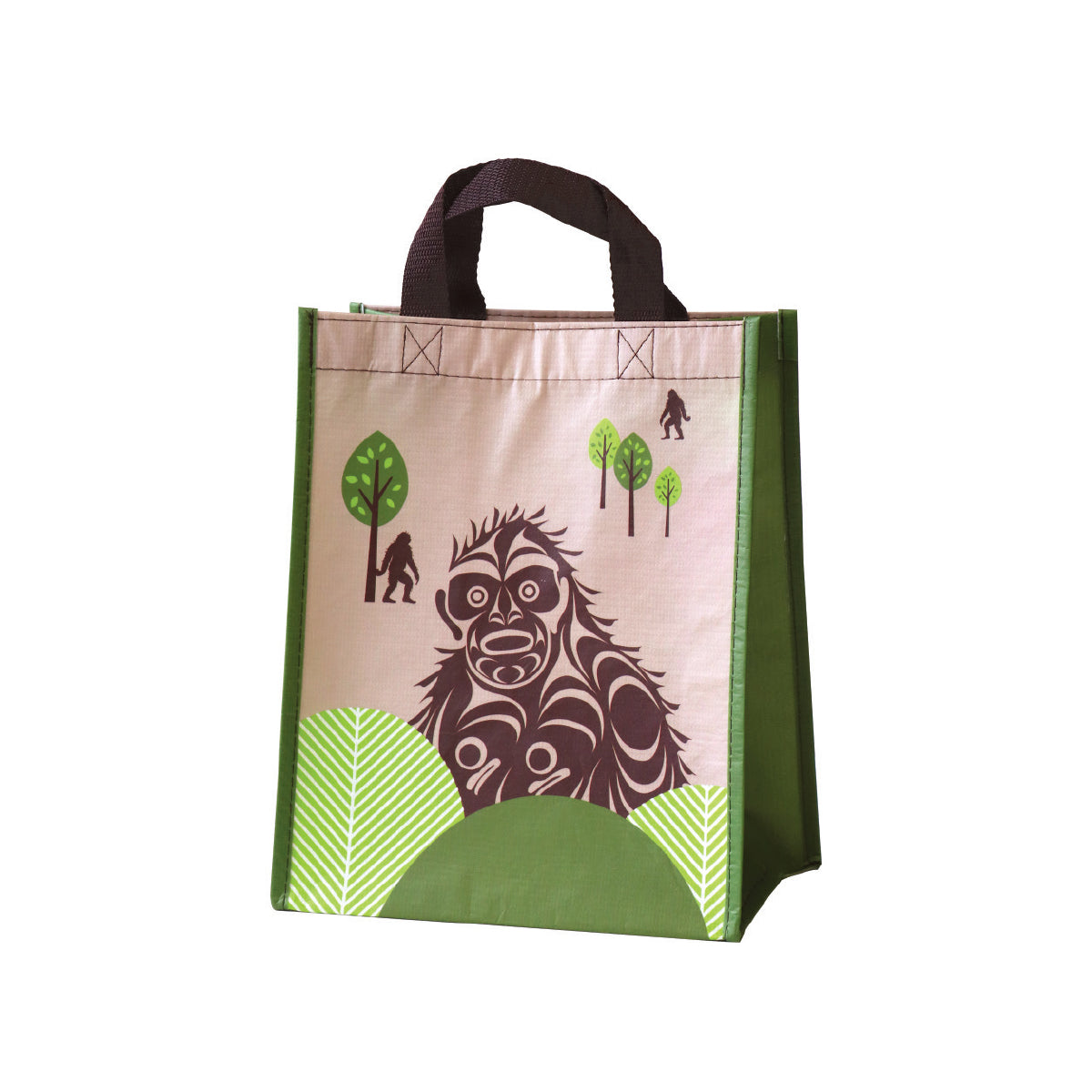 Eco Bag Small Francis Horne Sr. Sasquatch - Eco Bag Small Francis Horne Sr. Sasquatch -  - House of Himwitsa Native Art Gallery and Gifts