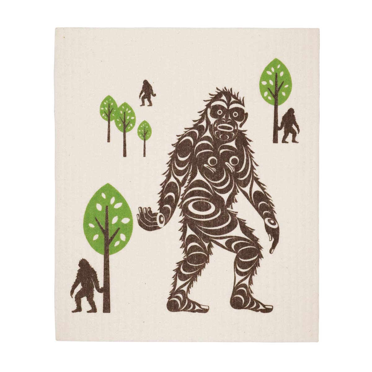 Eco Cloth Francis Horne Sr. Sasquatch - Eco Cloth Francis Horne Sr. Sasquatch -  - House of Himwitsa Native Art Gallery and Gifts