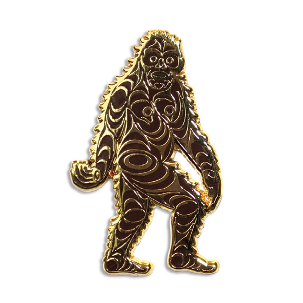 Enamel Pin Francis Horne Sr Sasquatch - Enamel Pin Francis Horne Sr Sasquatch -  - House of Himwitsa Native Art Gallery and Gifts