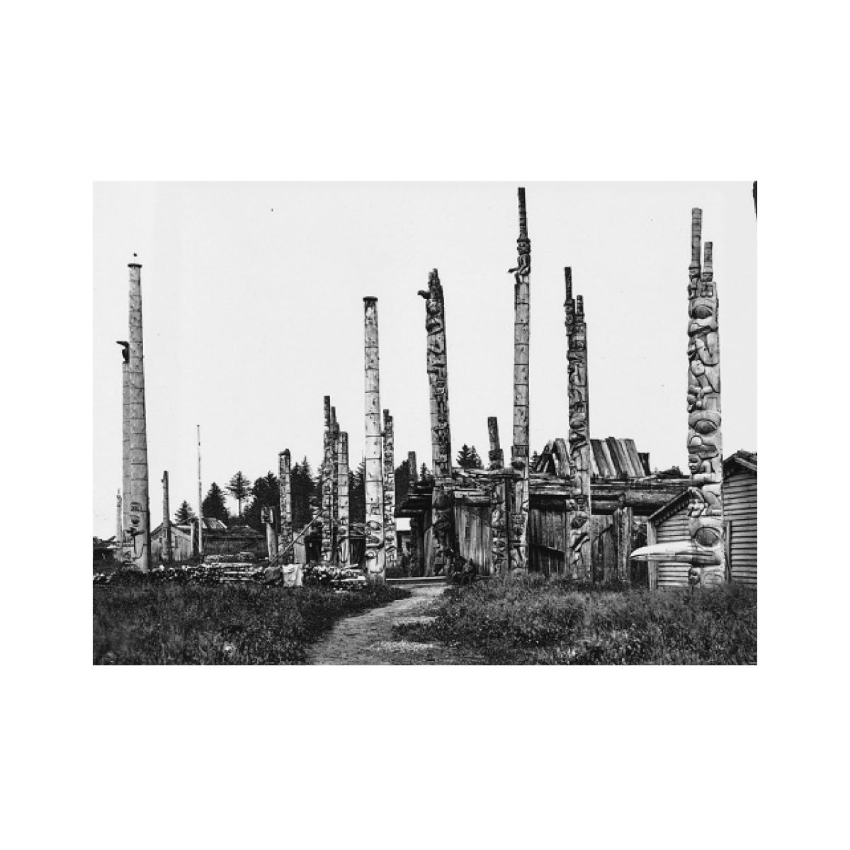 Postcard Totem Poles