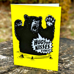 Westcoastees Hugs and Kisses Art Card - Westcoastees Hugs and Kisses Art Card -  - House of Himwitsa Native Art Gallery and Gifts