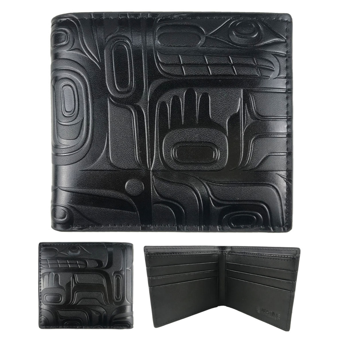 Leather Wallet Tradition - Leather Wallet Tradition -  - House of Himwitsa Native Art Gallery and Gifts