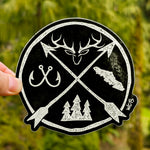 Westcoastees Outdoor Crest Sticker - Westcoastees Outdoor Crest Sticker -  - House of Himwitsa Native Art Gallery and Gifts