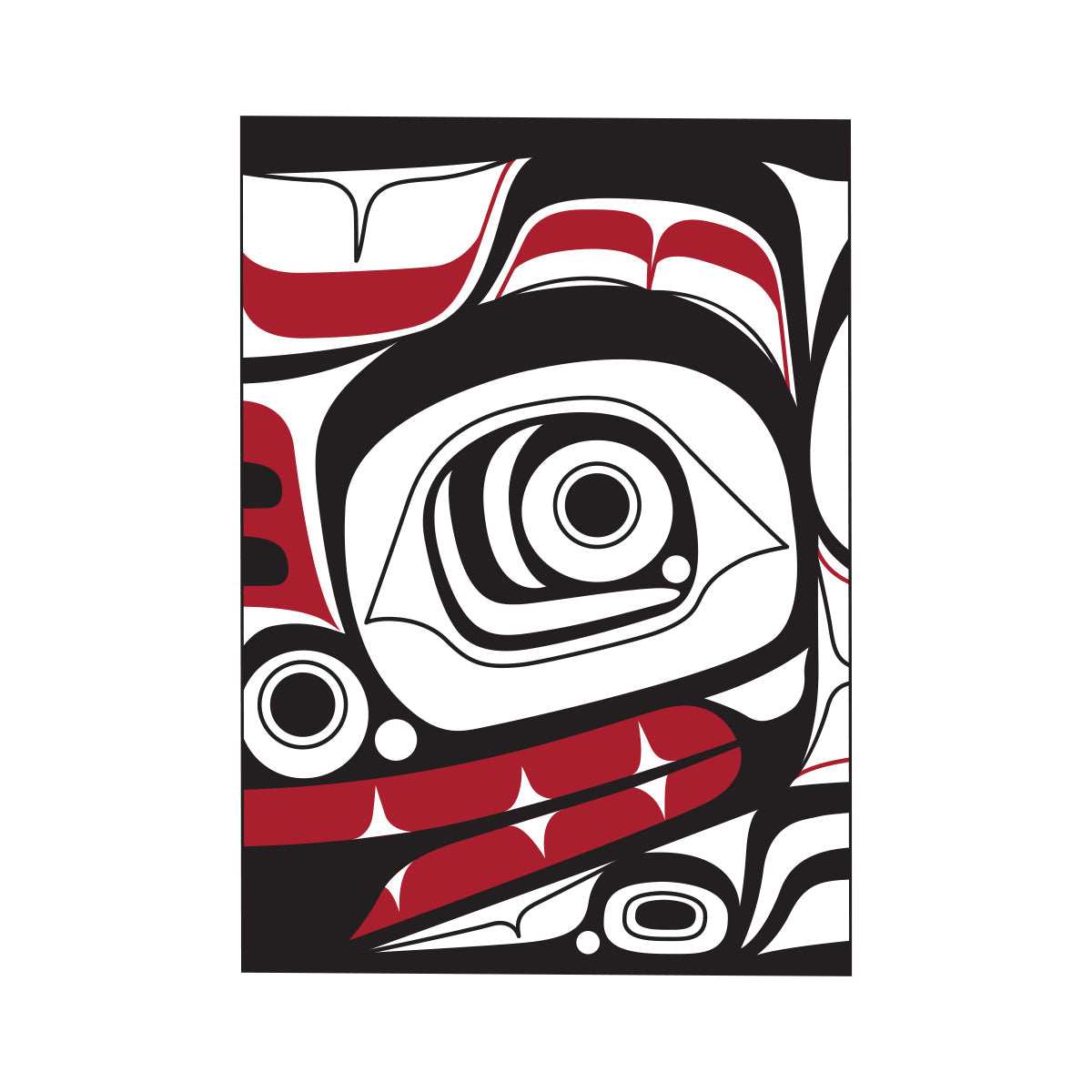 Postcard Matriarch Bear - Postcard Matriarch Bear -  - House of Himwitsa Native Art Gallery and Gifts