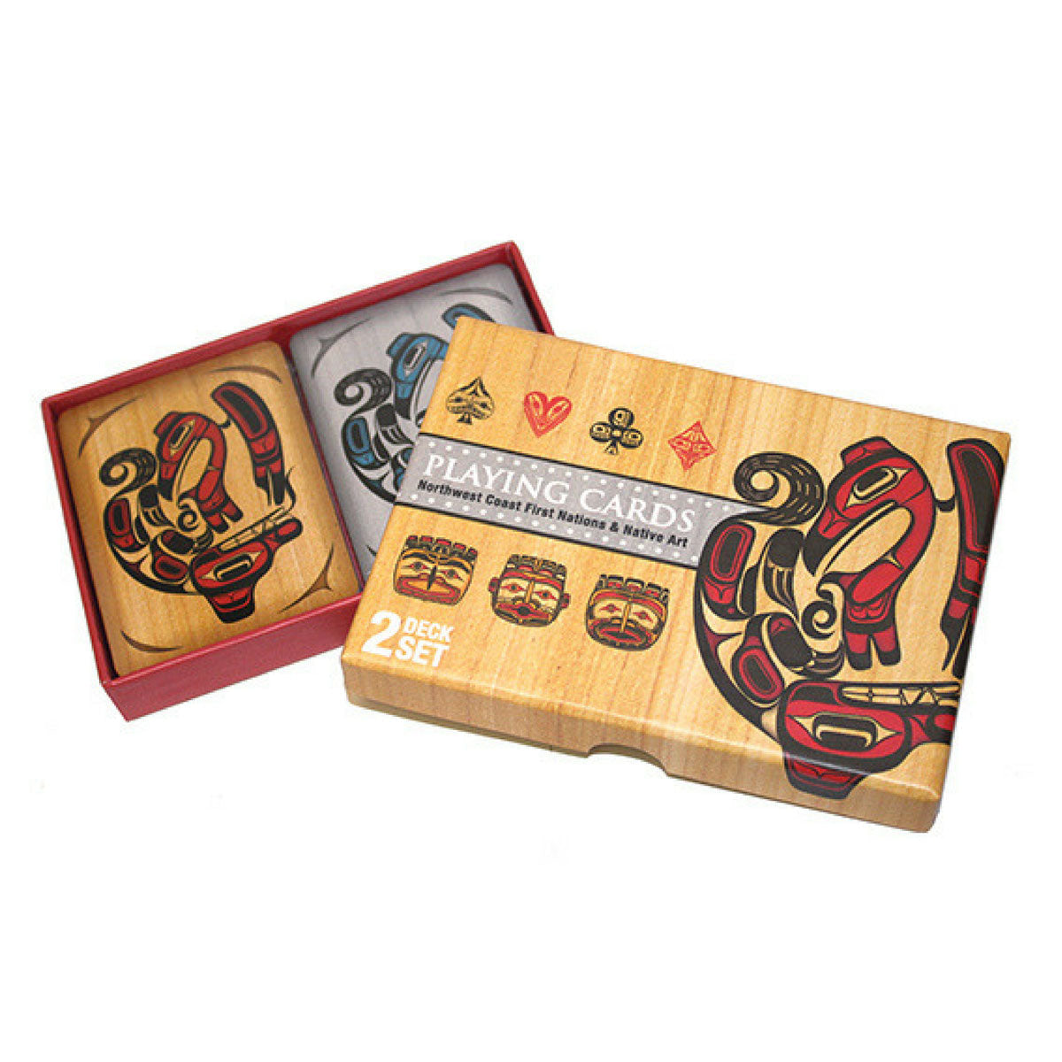 Playing Cards 2 Deck Set - Playing Cards 2 Deck Set -  - House of Himwitsa Native Art Gallery and Gifts