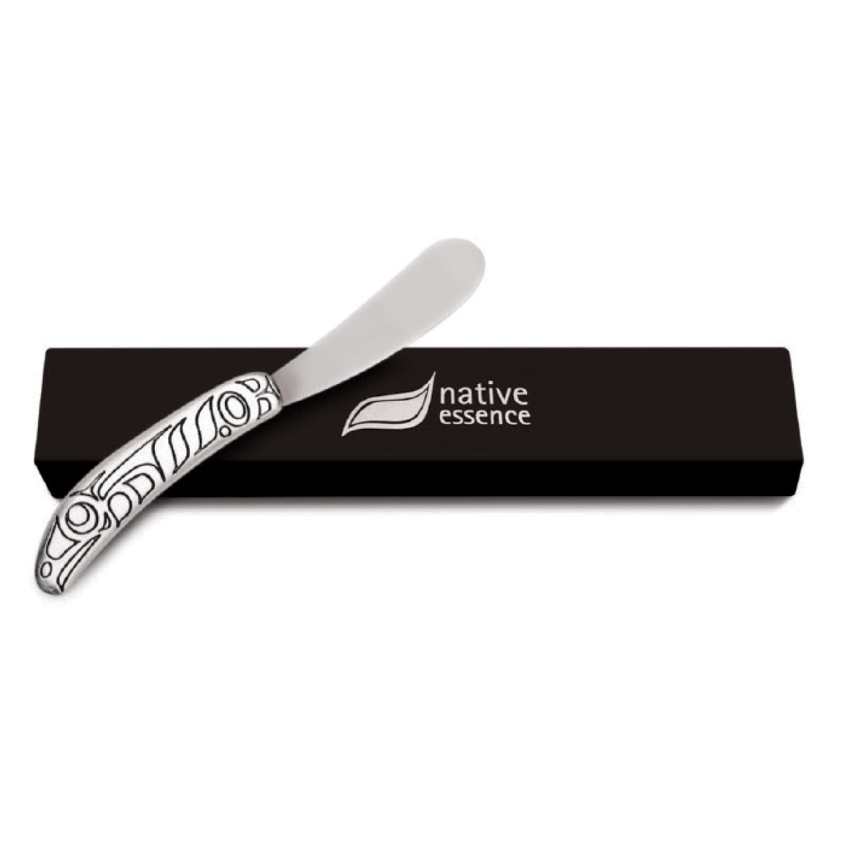 Pewter Pate Knife Salmon - Pewter Pate Knife Salmon -  - House of Himwitsa Native Art Gallery and Gifts