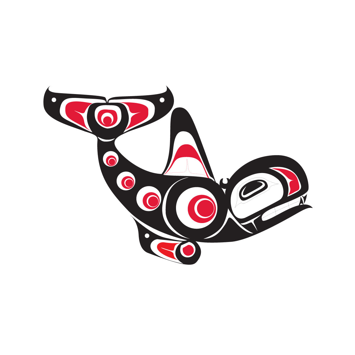 Tattoo E Parnell Whale - Tattoo E Parnell Whale -  - House of Himwitsa Native Art Gallery and Gifts